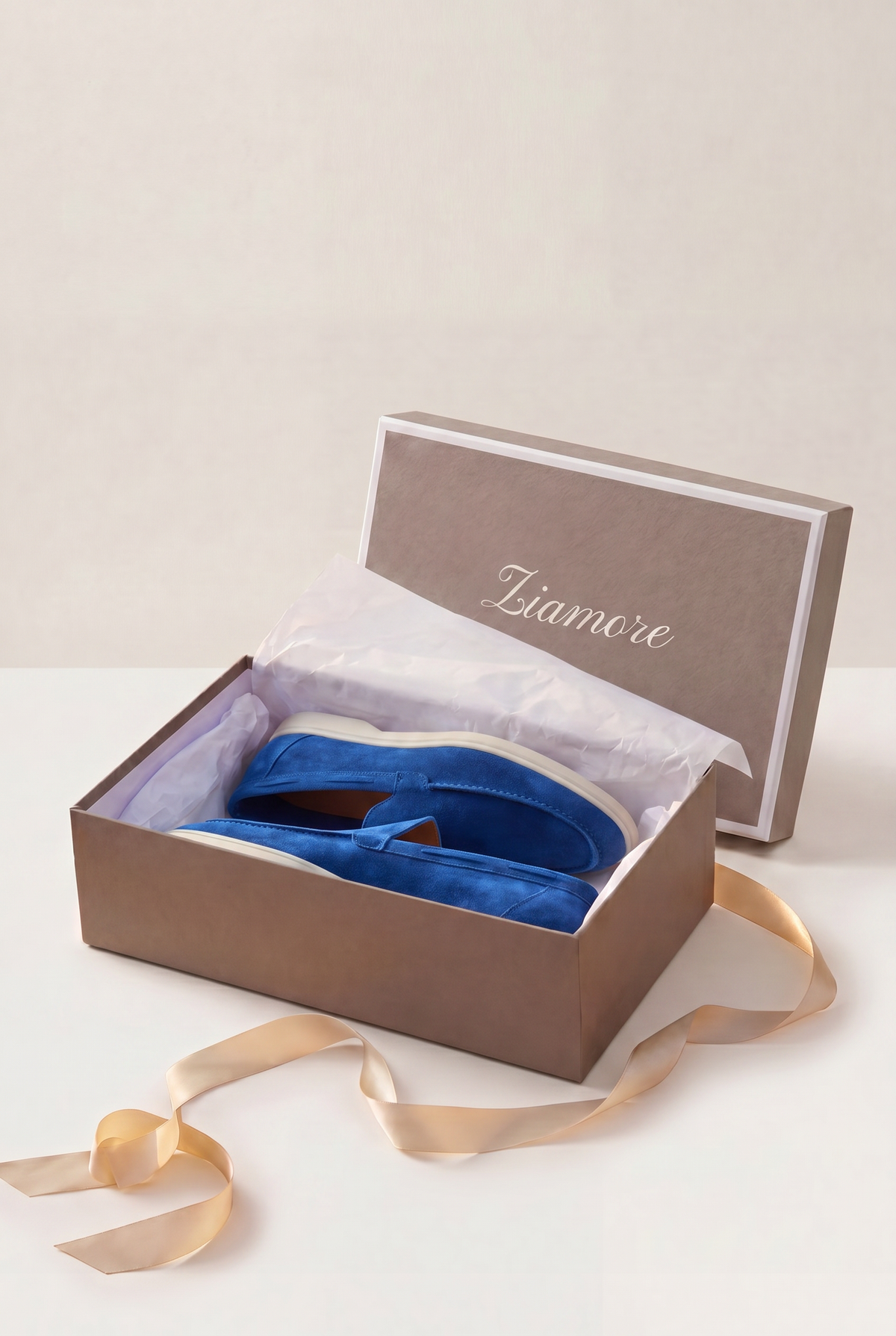 Amalfi Classic Suède Loafer Royal Blue