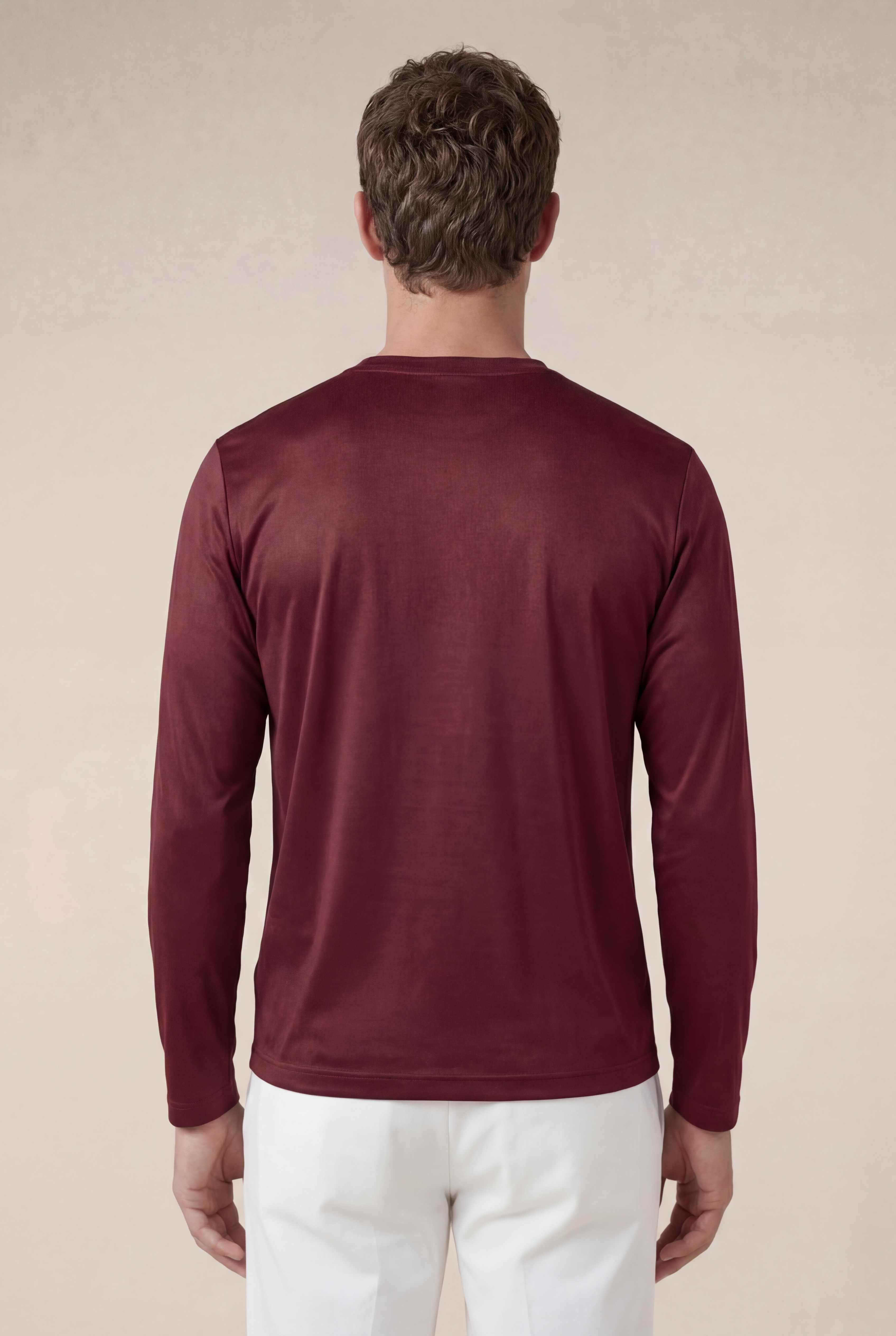 Portofino Long Sleeve Tee Burgundy