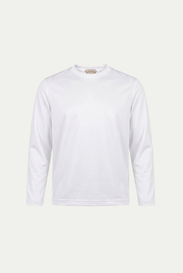 Portofino Long Sleeve Tee White