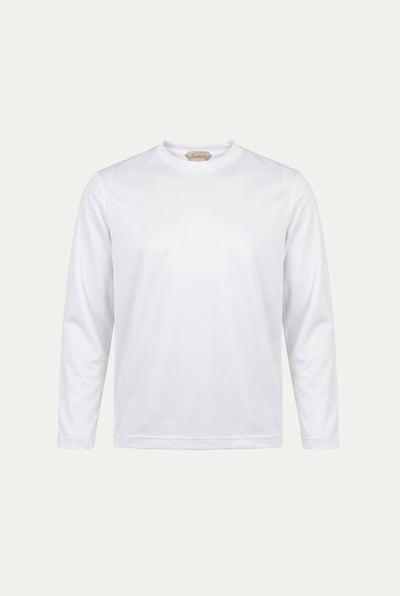 Portofino Long Sleeve Tee White