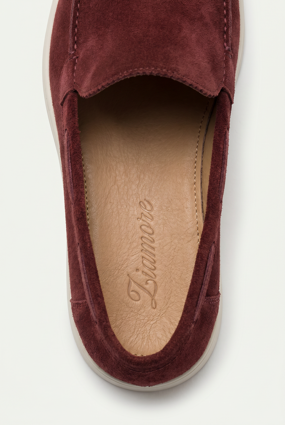 Amalfi Classic Suède Loafer Burgundy