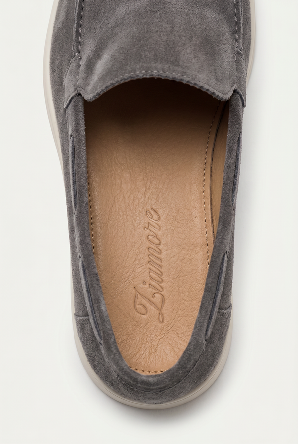 Amalfi Classic Suède Loafer Grey