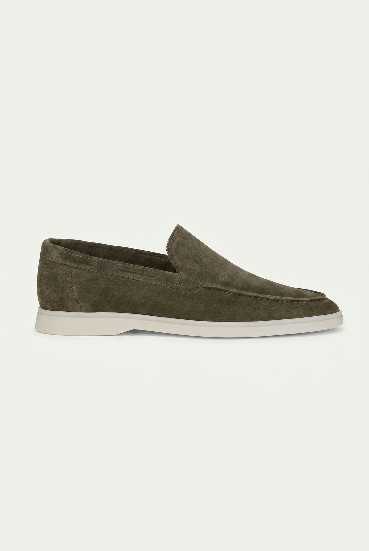 Amalfi Classic Suède Loafer Olive