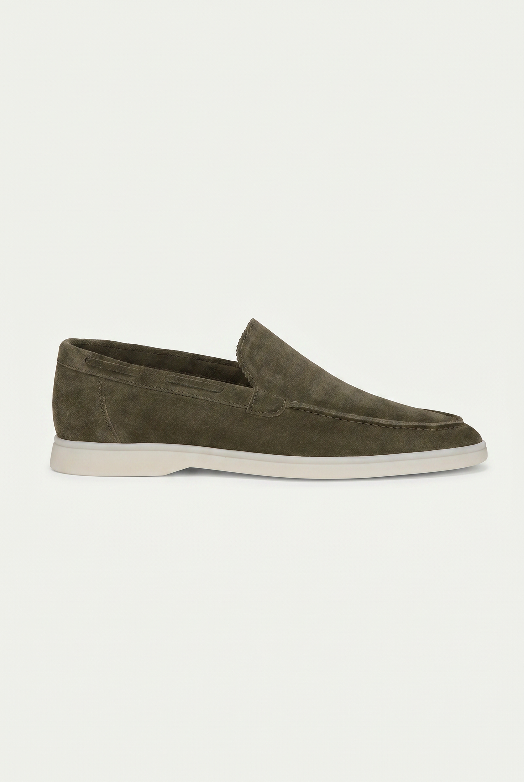 Amalfi Classic Suède Loafer Olive