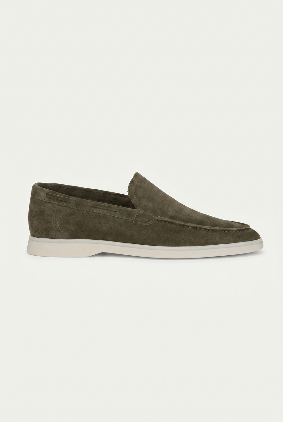 Amalfi Classic Suède Loafer Olive