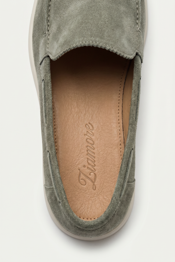 Amalfi Classic Suède Loafer Soft Grey