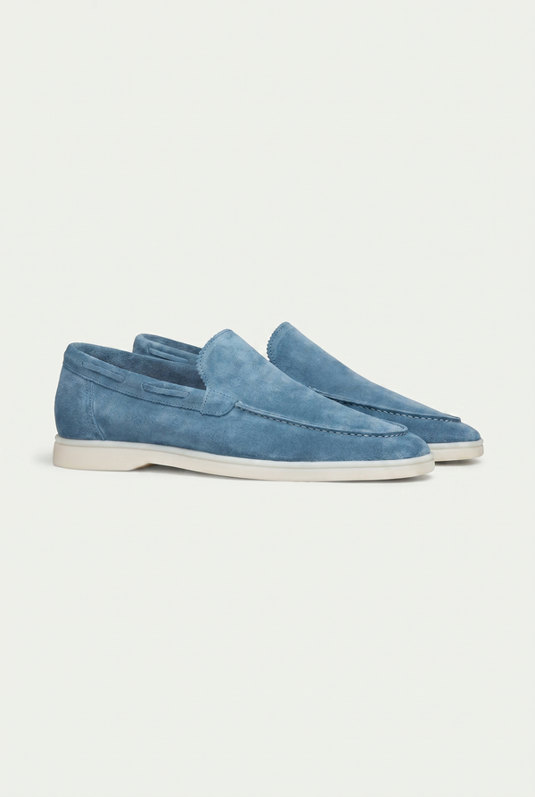 Amalfi Classic Suède Loafer Blue
