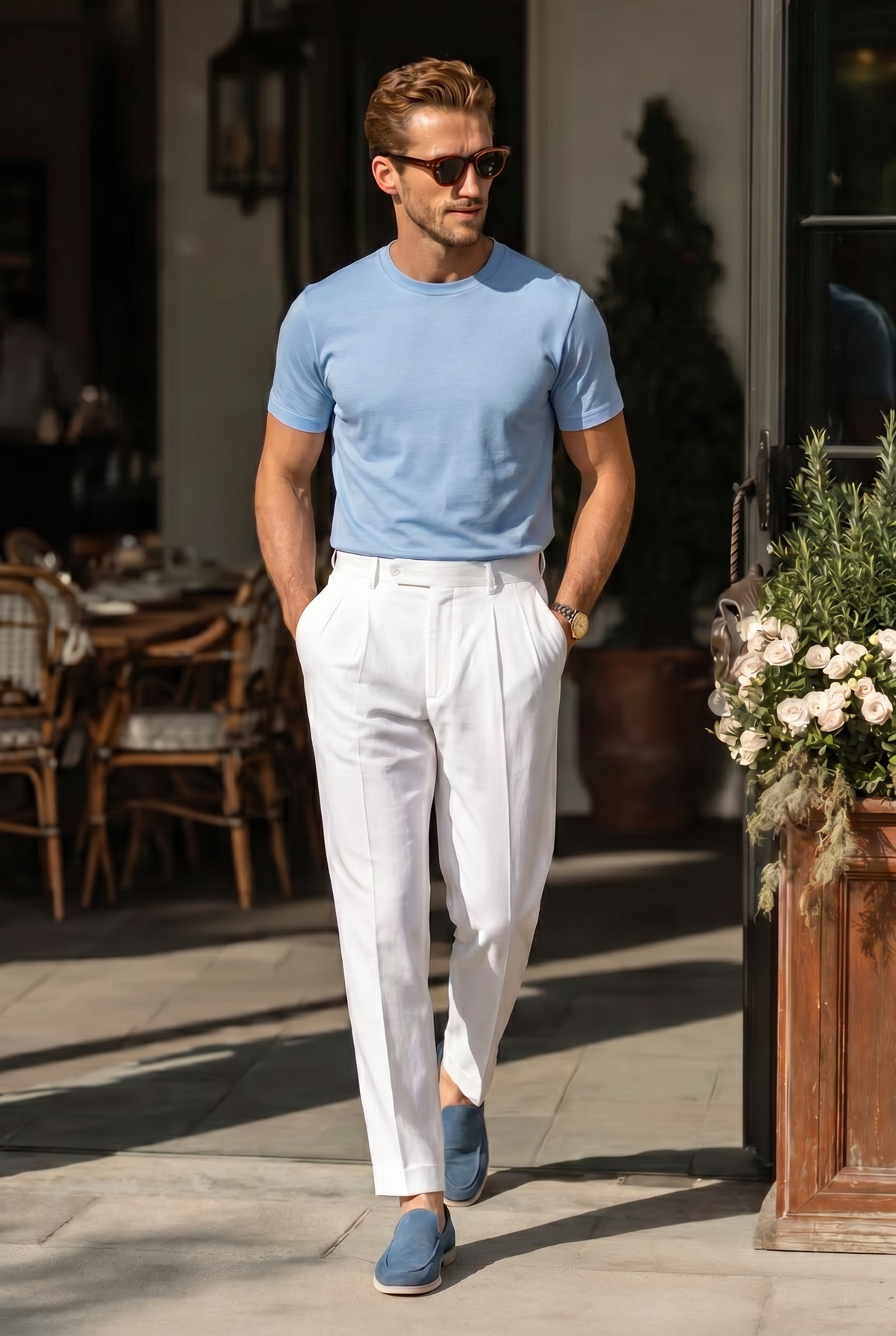 Amalfi Classic Suède Loafer Blue
