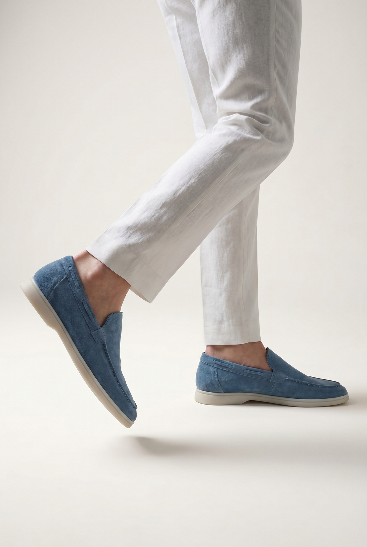 Amalfi Classic Suède Loafer Blue