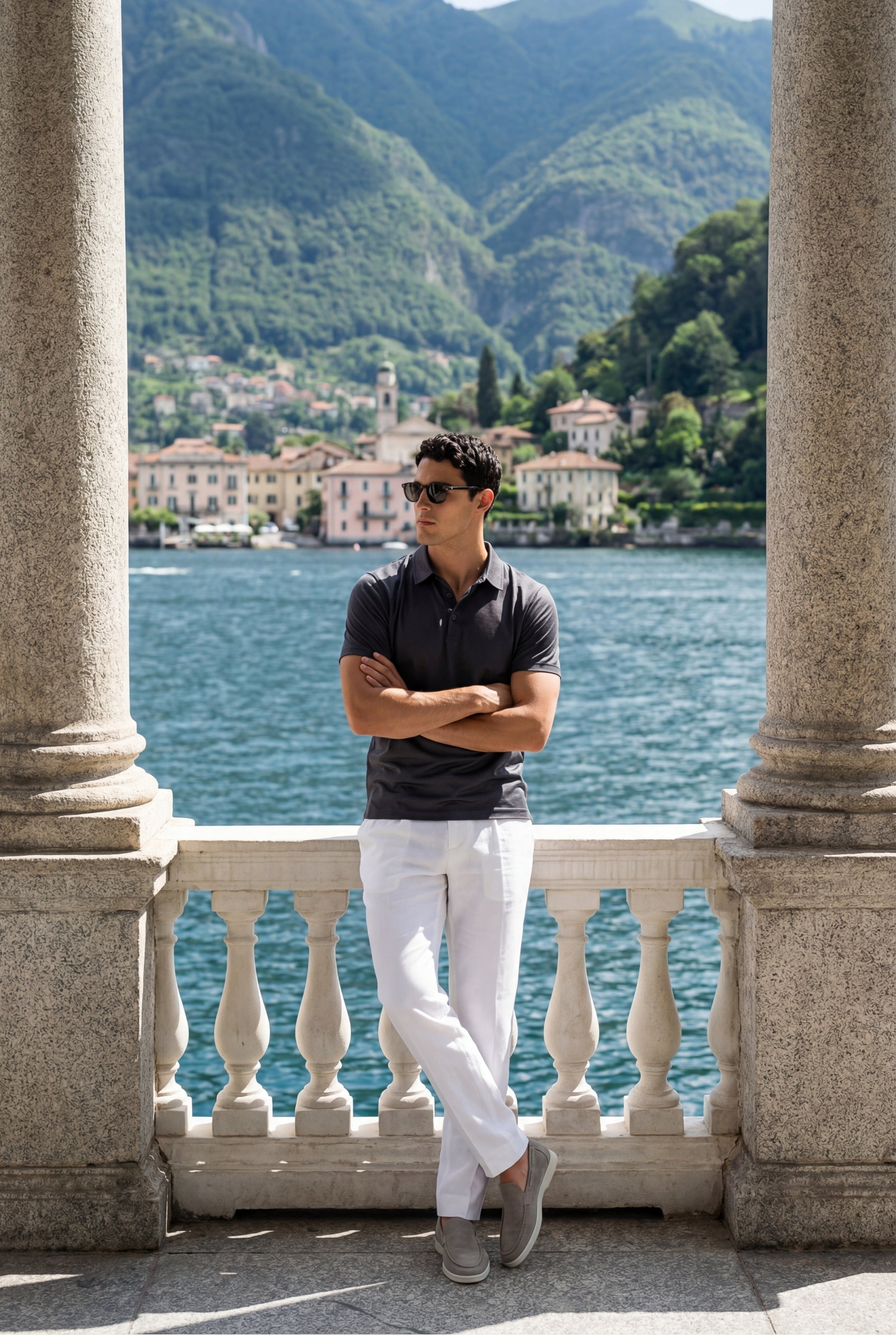 Portofino Polo Grey