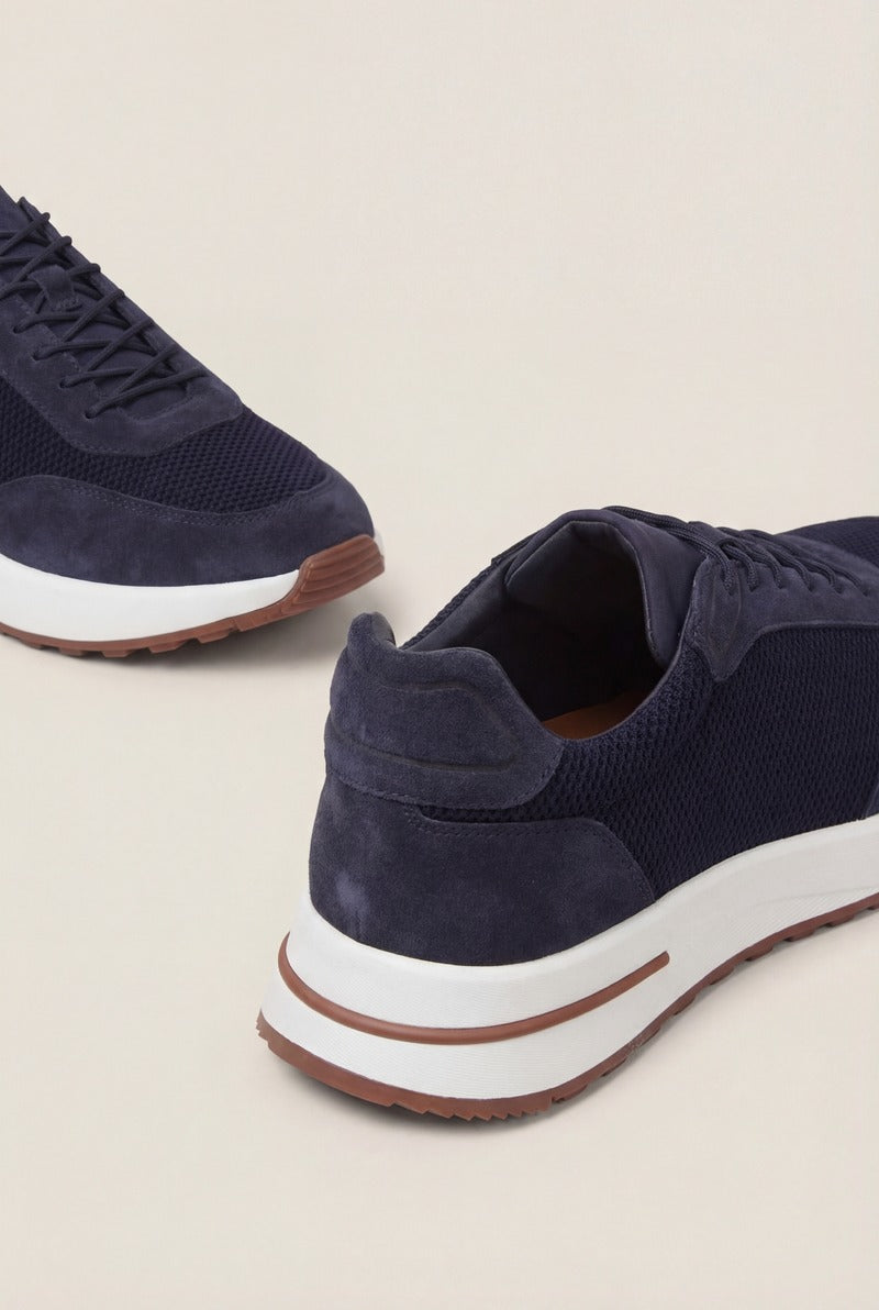 Portofino Trainer Suede Navy