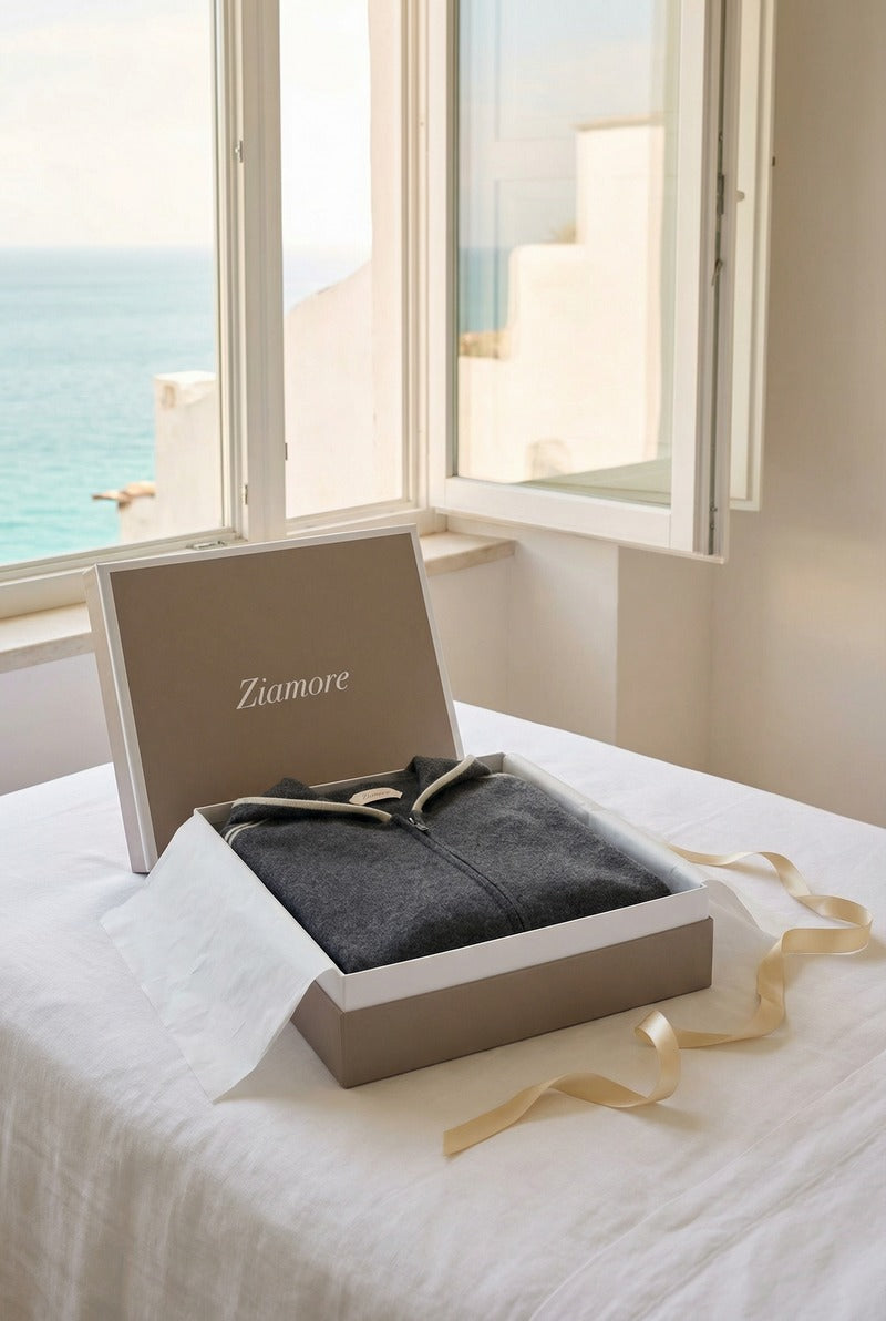 Capri Cashmere Set Dark Grey