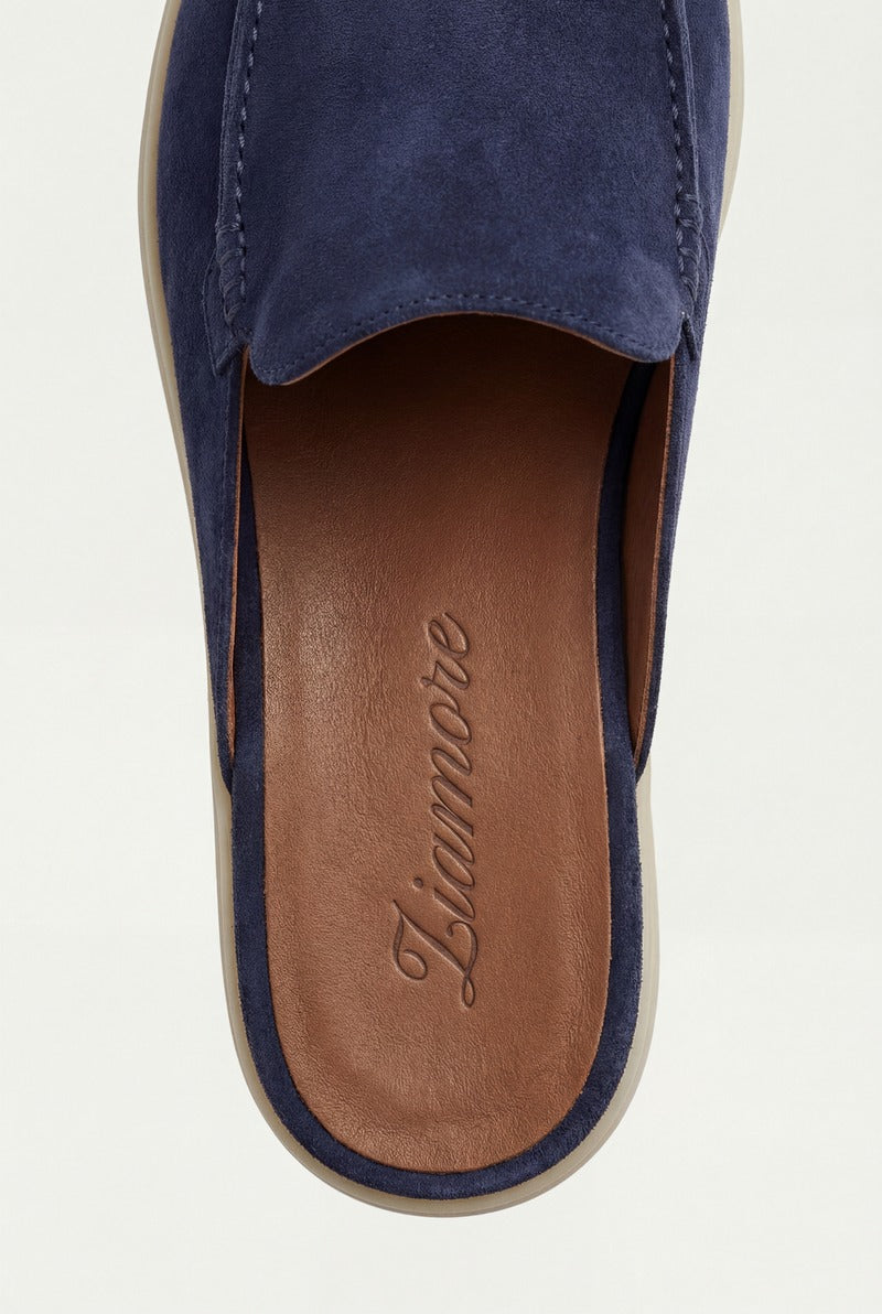 Yacht Suède Mule Navy Blue