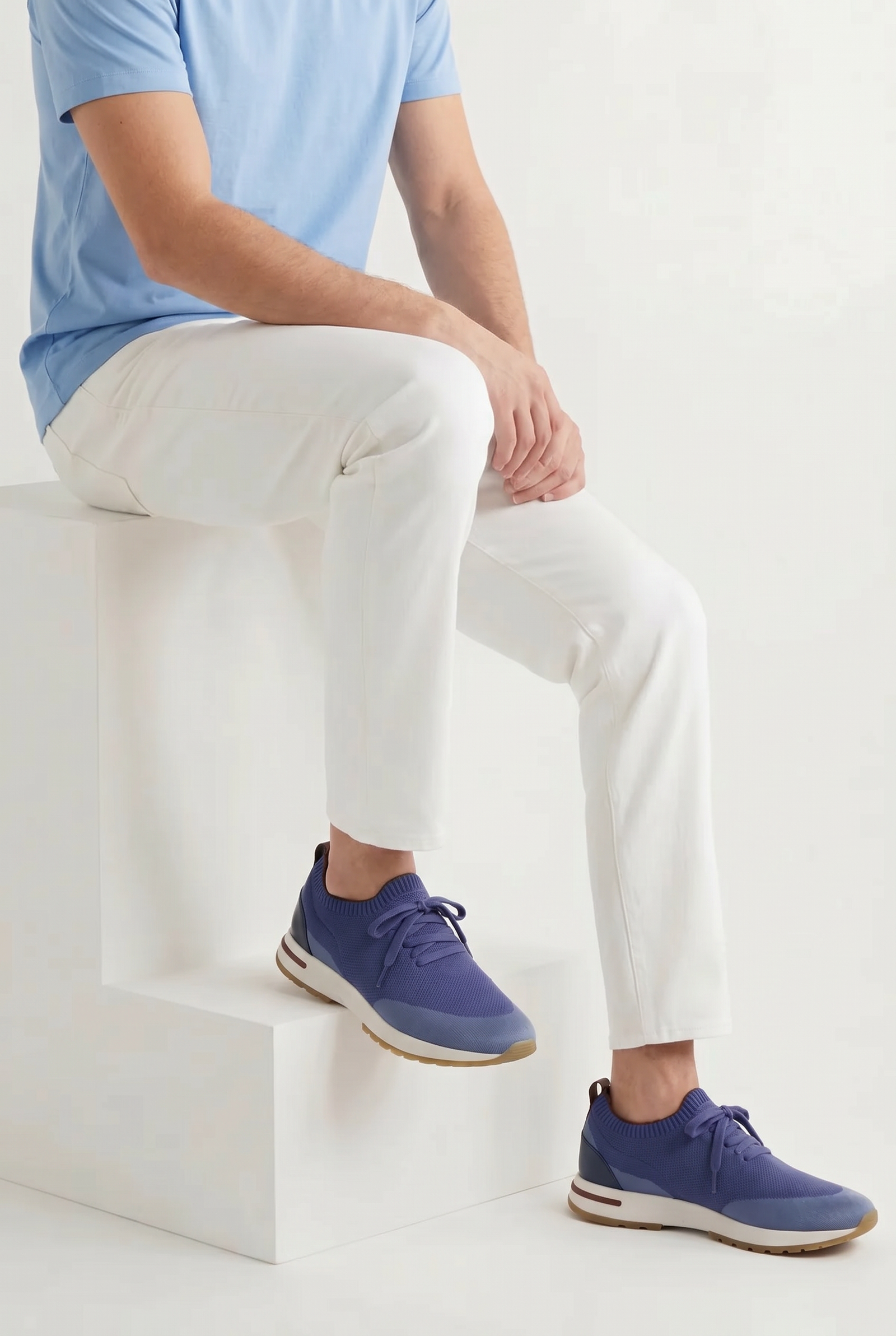 Tireno Knit Sneaker Cobalt