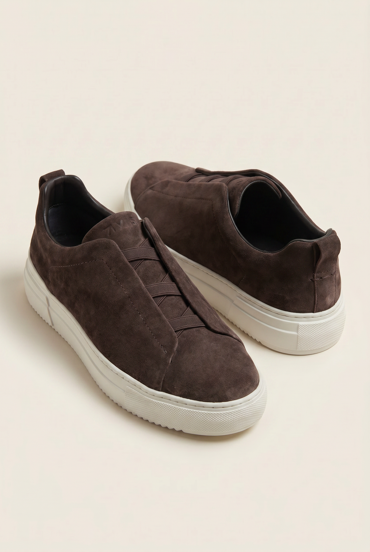Monaco Suede Sneaker Taupe