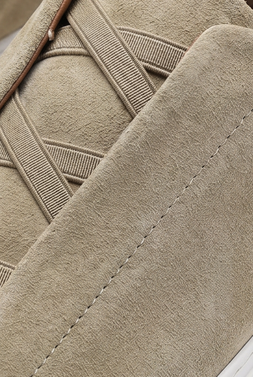 Monaco Suede Sneaker Saga Olive