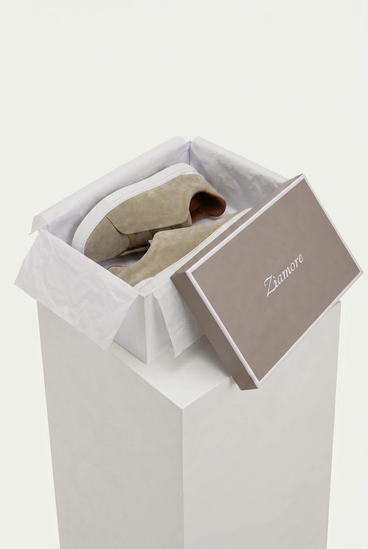 Monaco Suede Sneaker Saga Olive