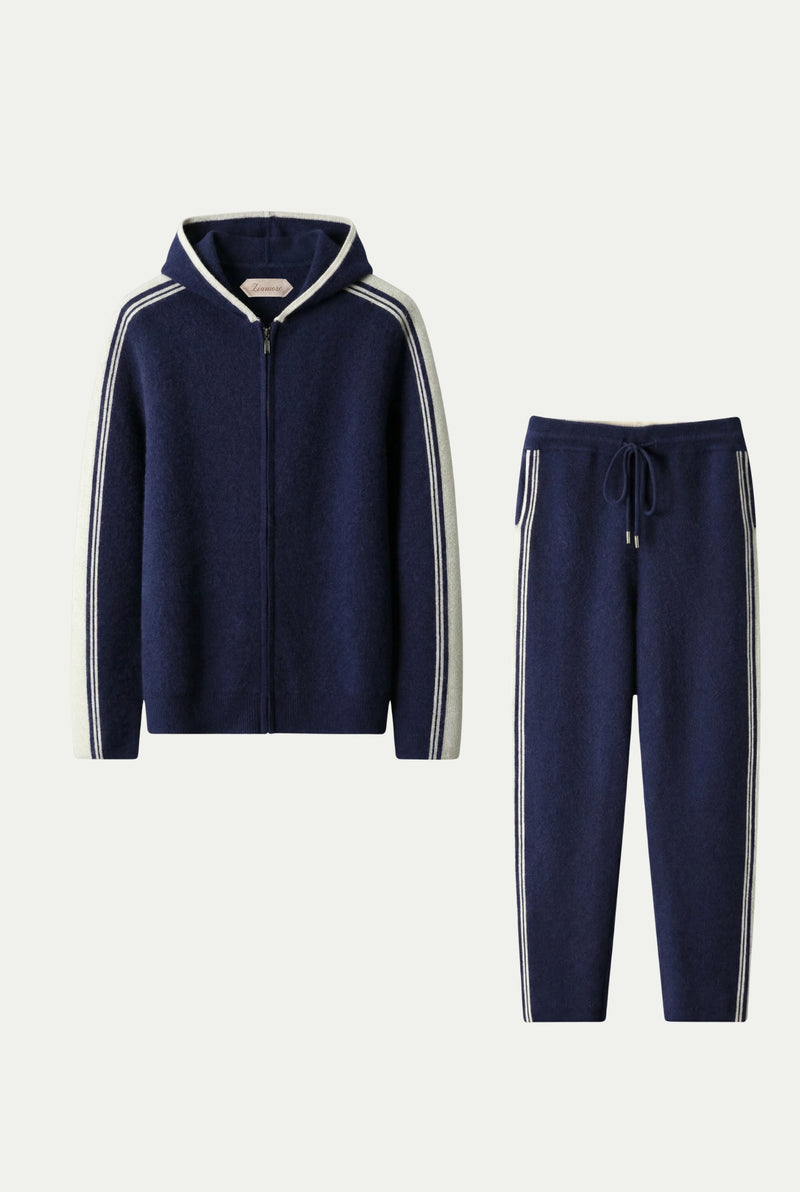 Capri Cashmere Set Navy