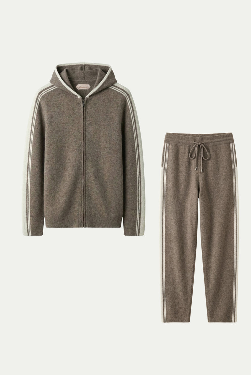 Capri Cashmere Set Taupe