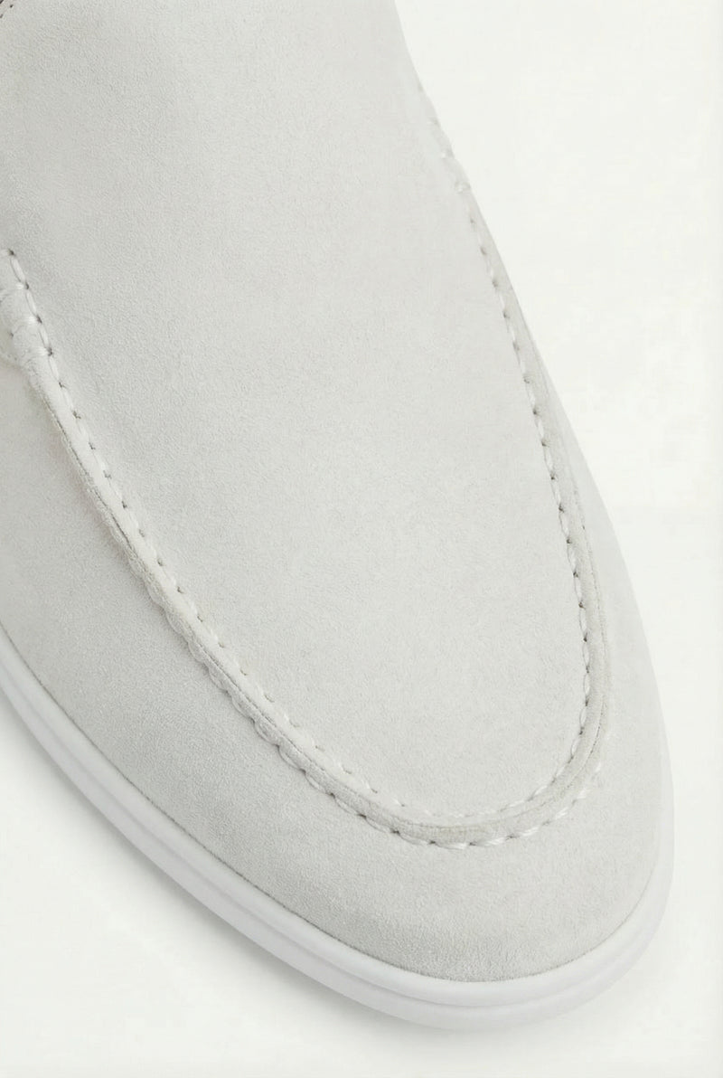 Yacht Suède Mule White