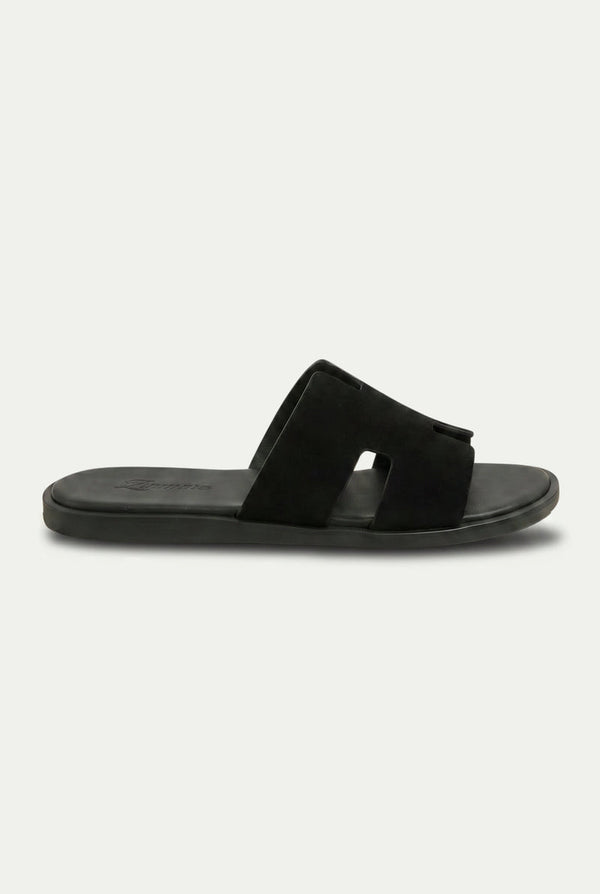 Capri Suède Slide Black