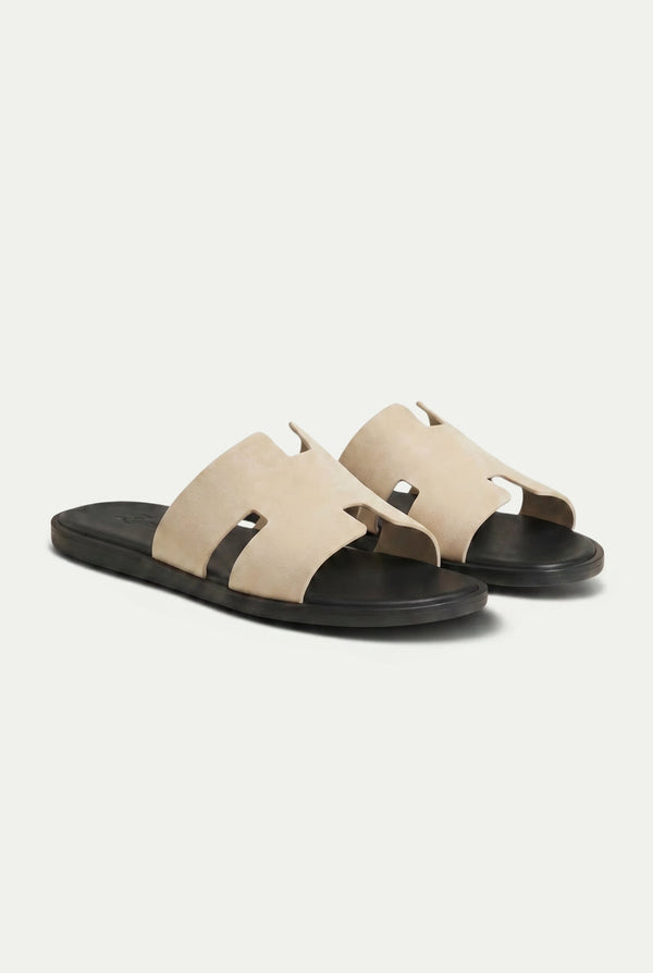 Capri Suède Slide Cream