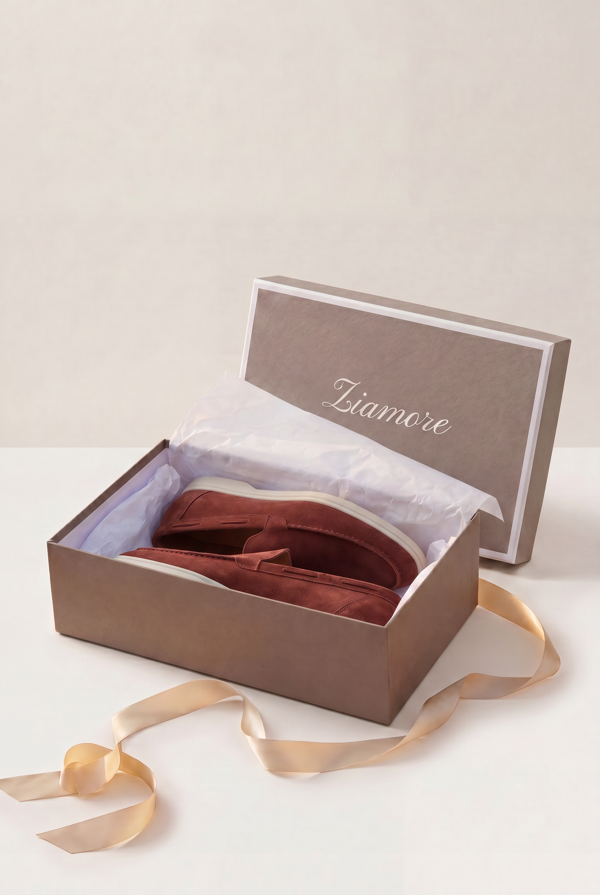 Amalfi Classic Suède Loafer Red