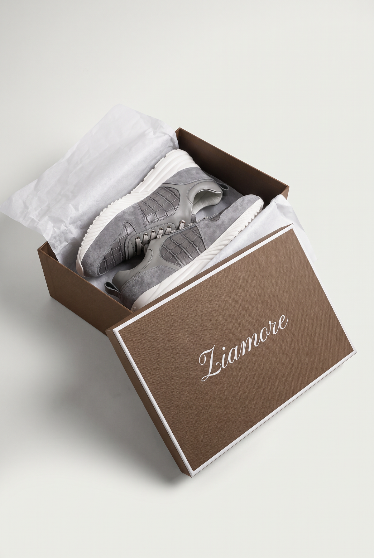 Caimano Crocodile Sneaker Grey