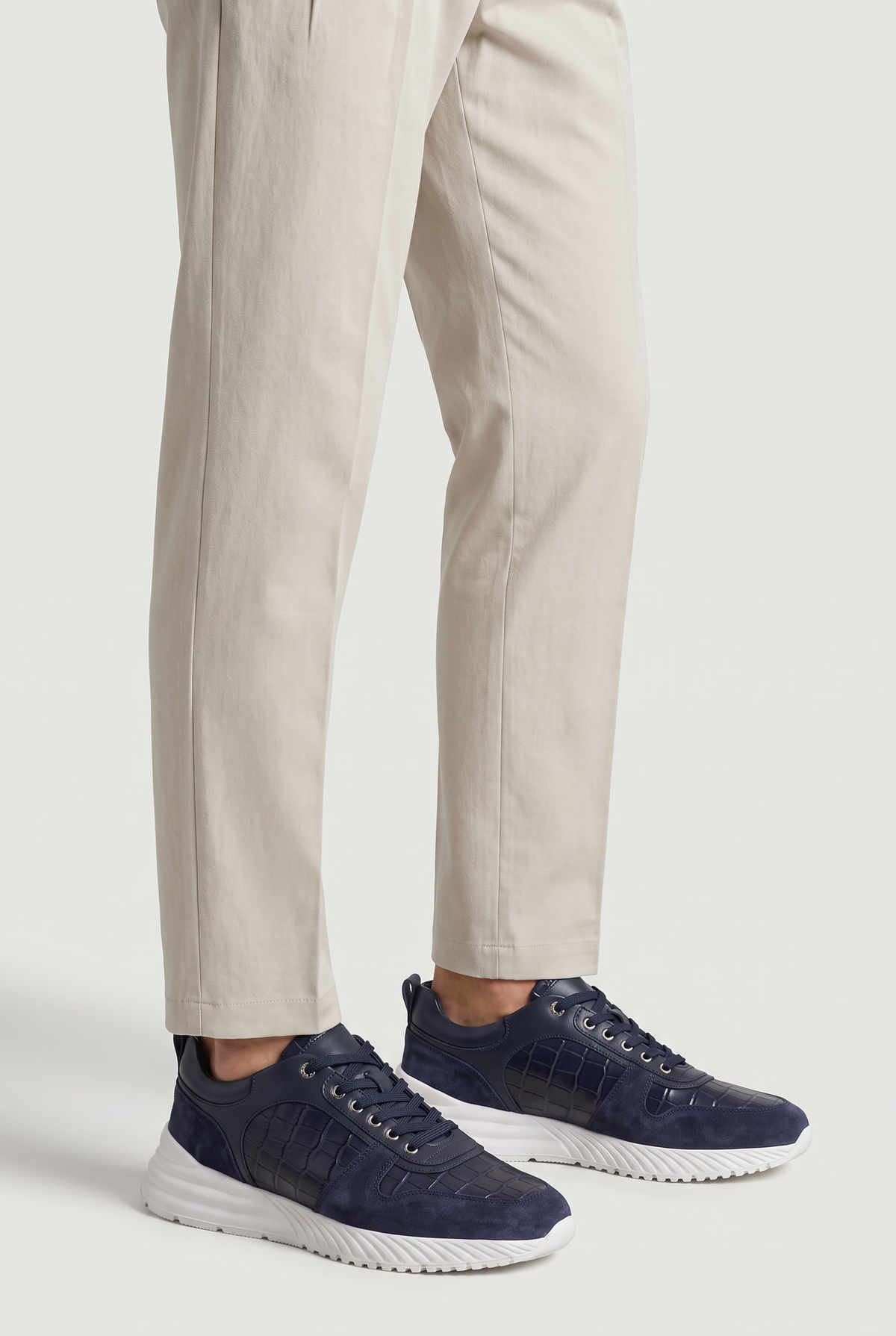 Caimano Crocodile Sneaker Navy