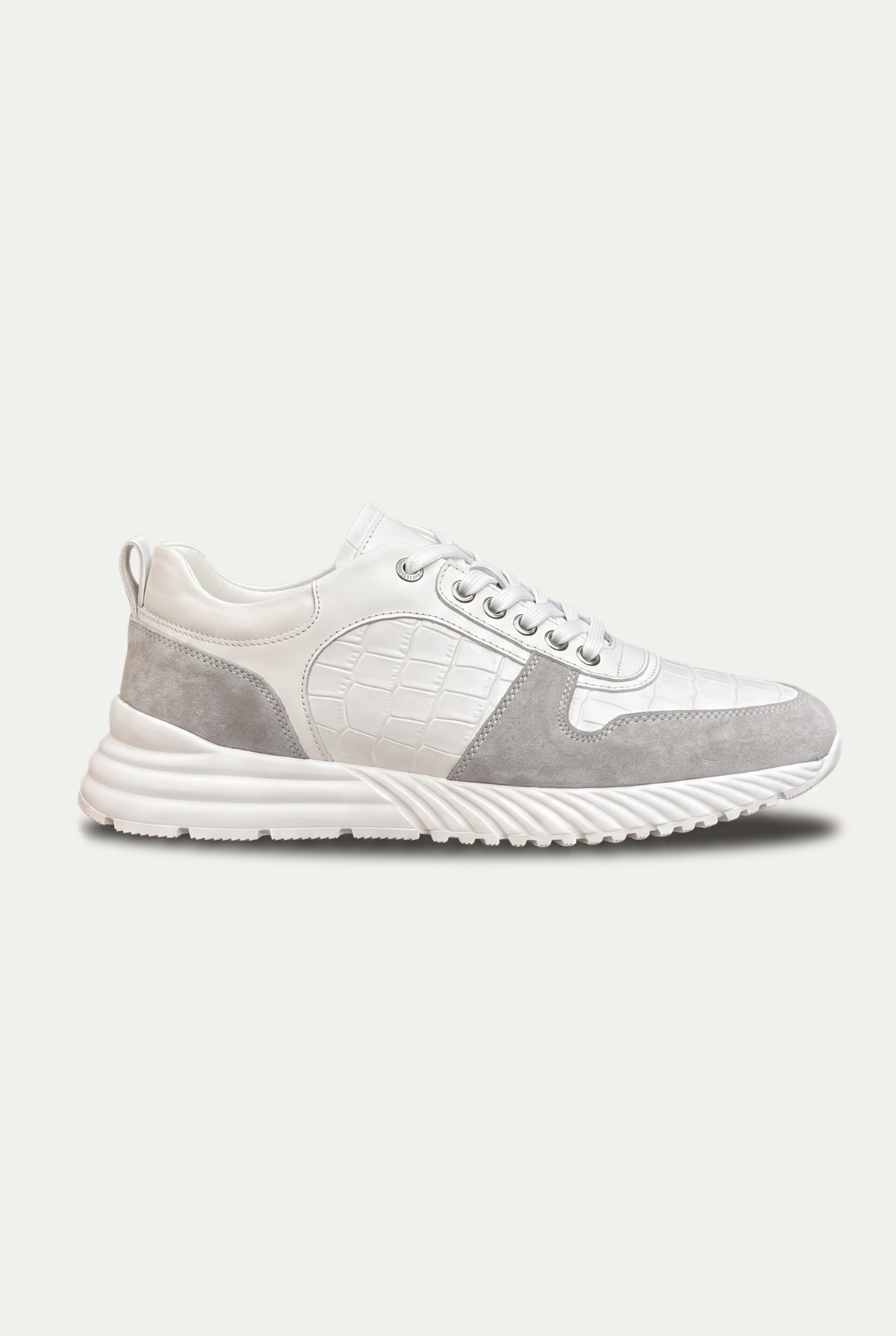 Caimano Crocodile Sneaker White