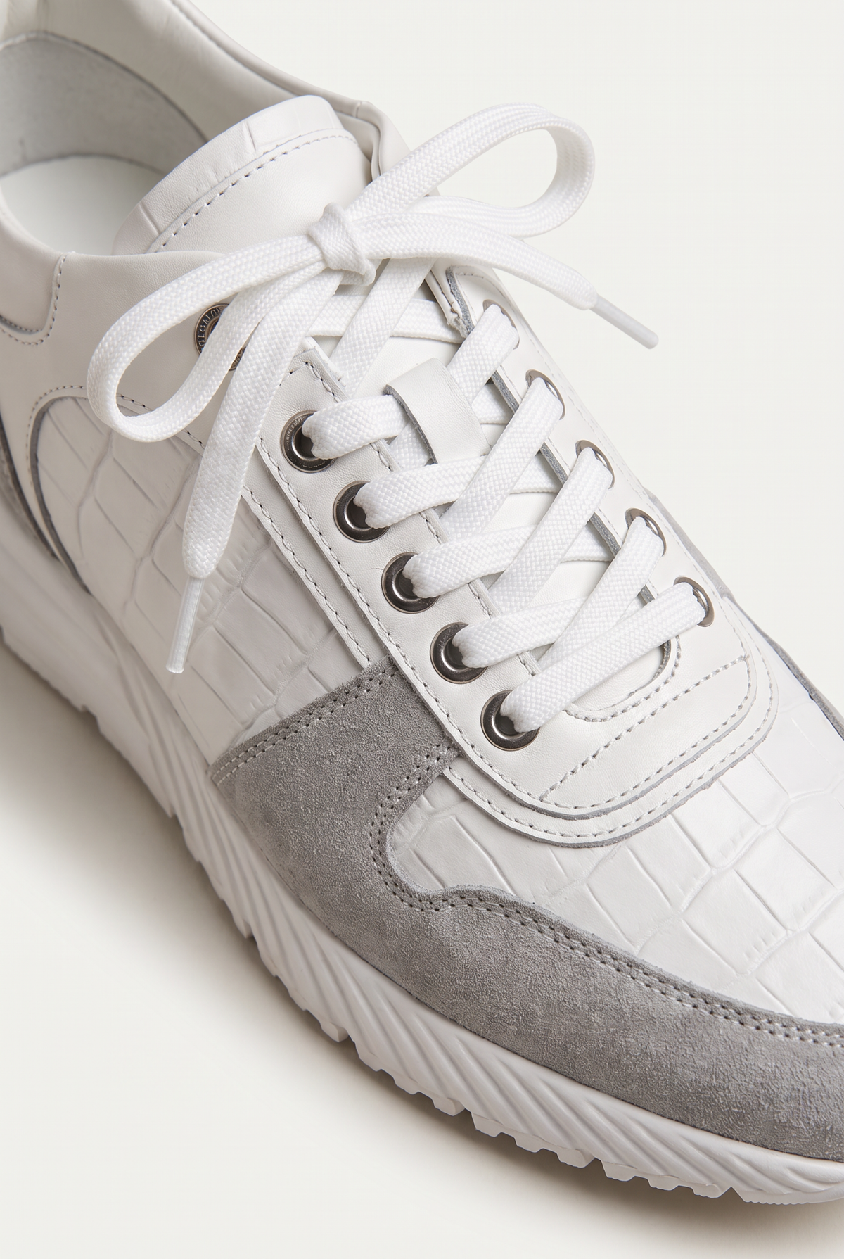 Caimano Crocodile Sneaker White