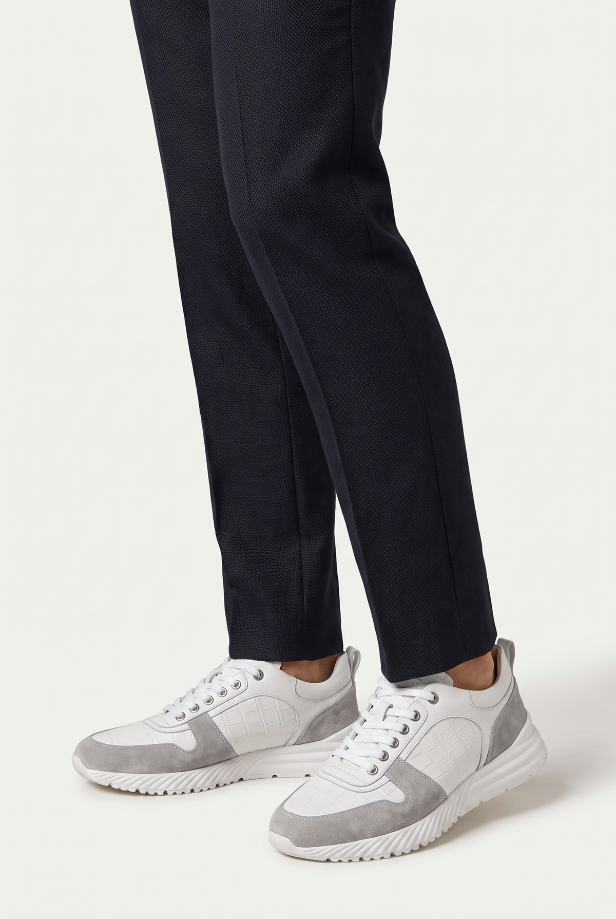 Caimano Crocodile Sneaker White