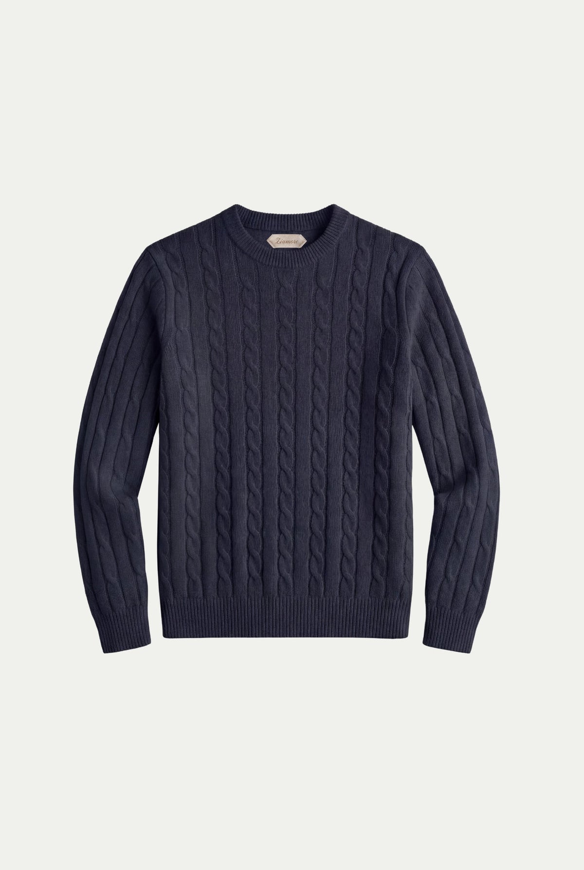 Como Cashmere Crewneck Navy