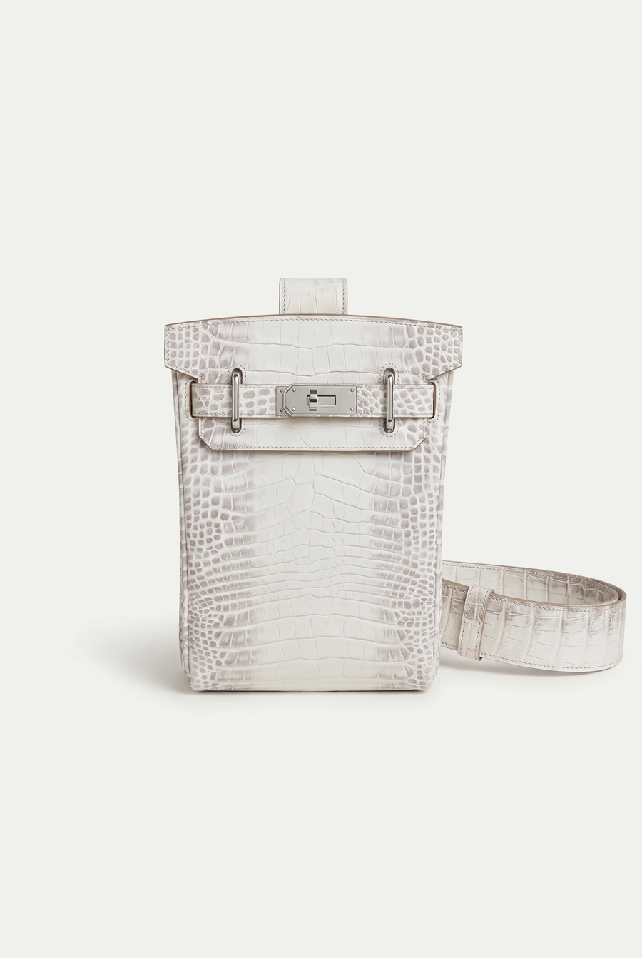 Ziamore Crocodile Crossbody Glacier