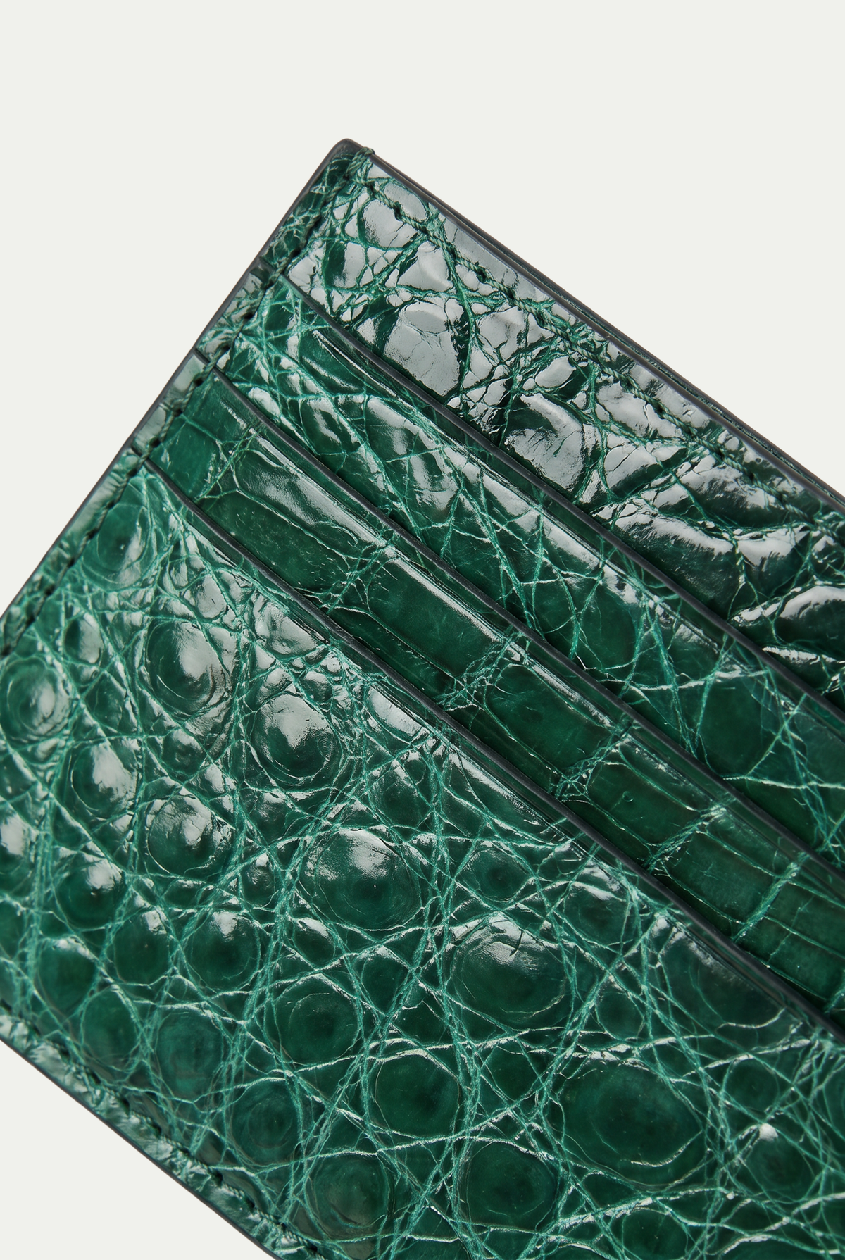 Ziamore Crocodile Wallet Emerald