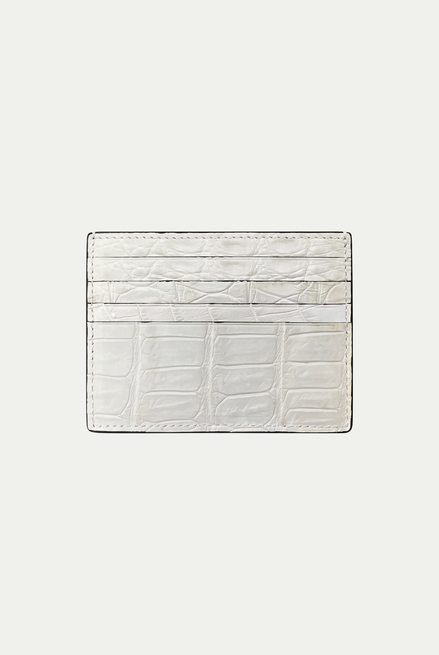 Ziamore Crocodile Wallet White