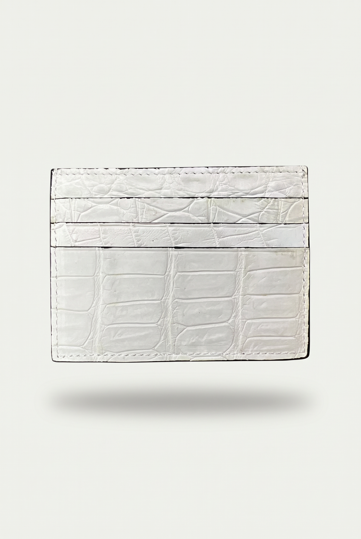 Ziamore Crocodile Wallet White