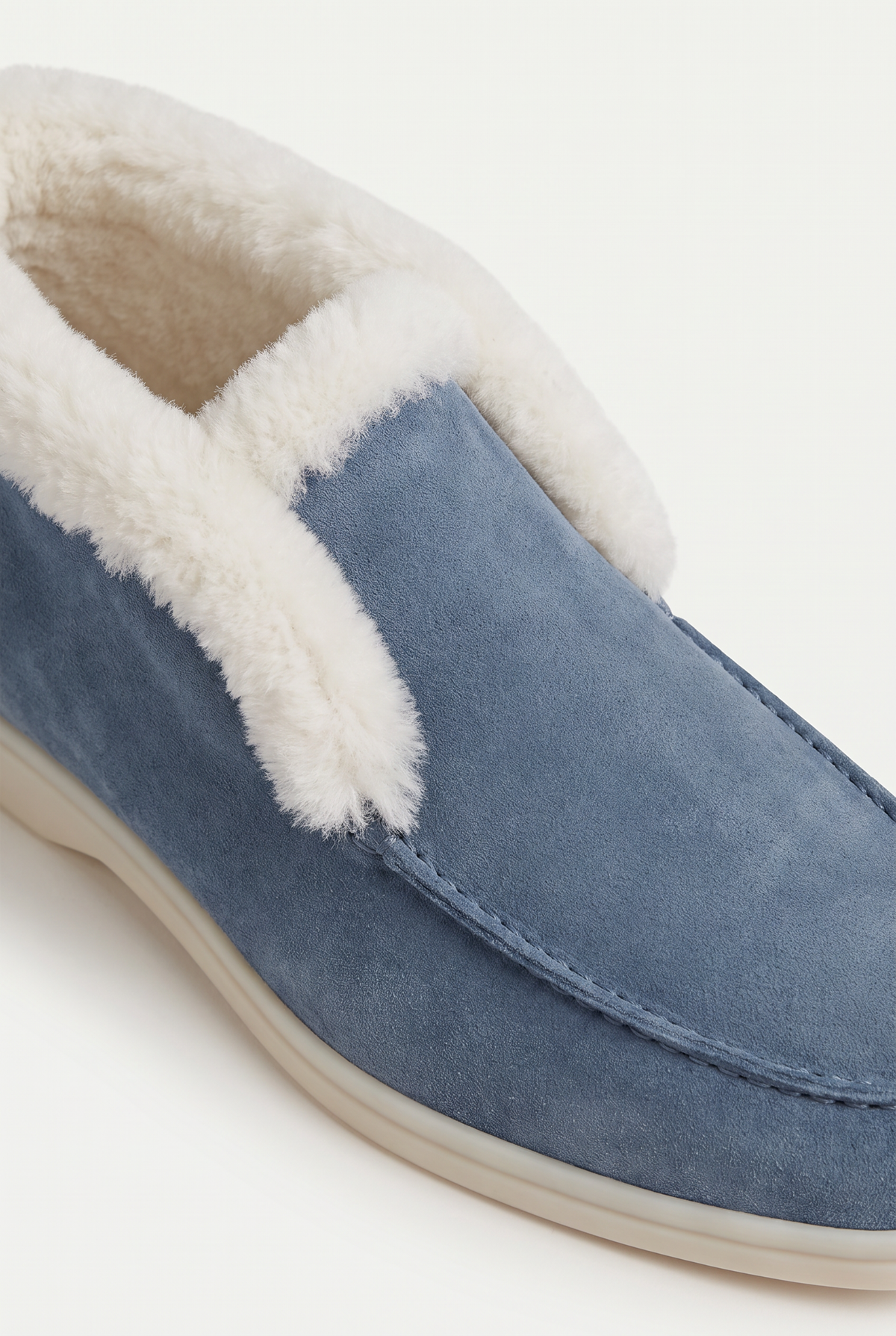 Fur City Loafer Sky Blue