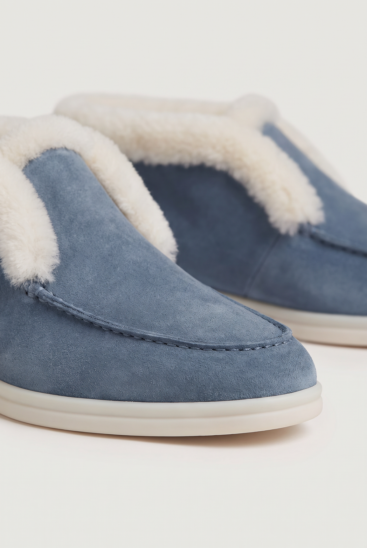 Fur City Loafer Sky Blue