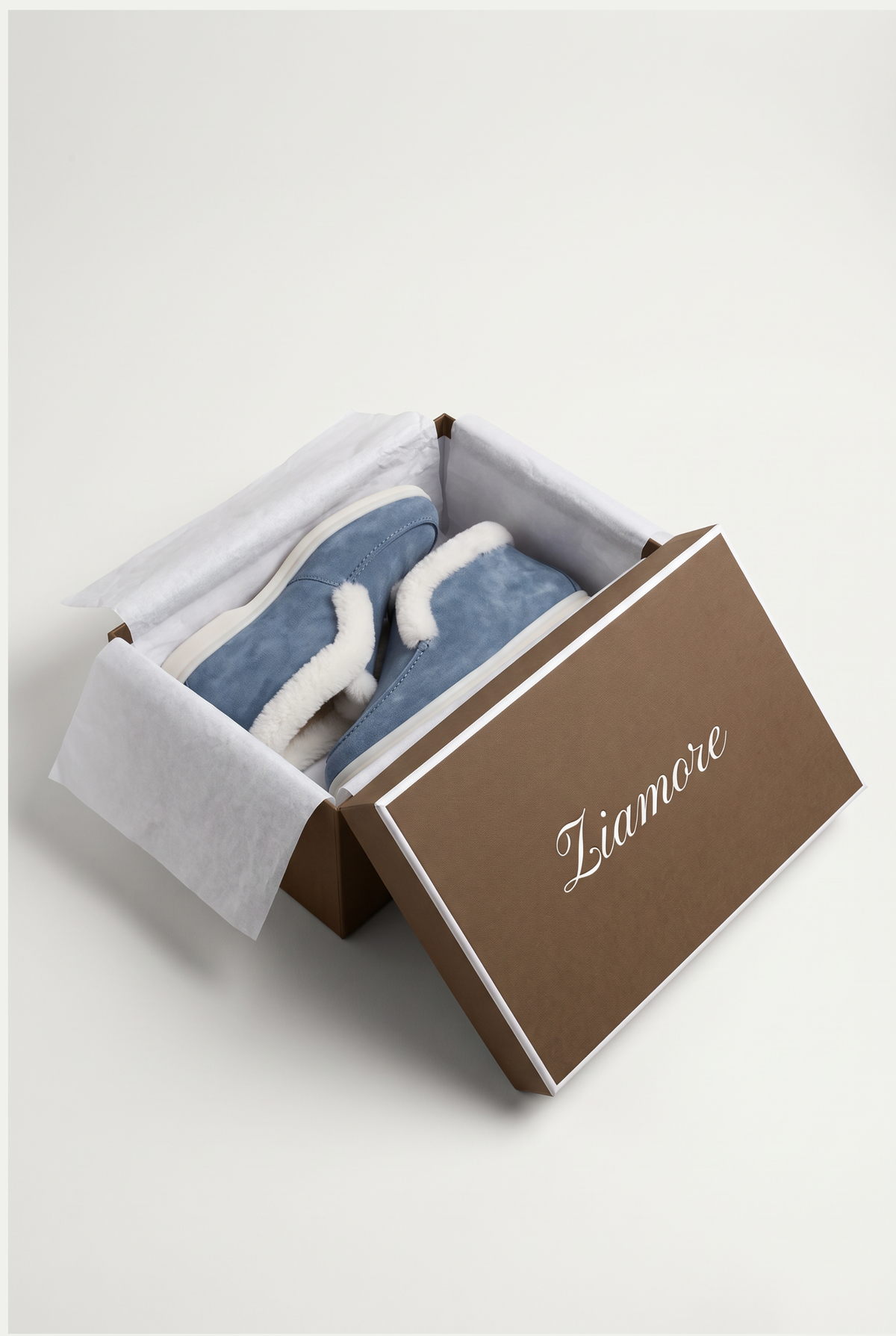 Fur City Loafer Sky Blue