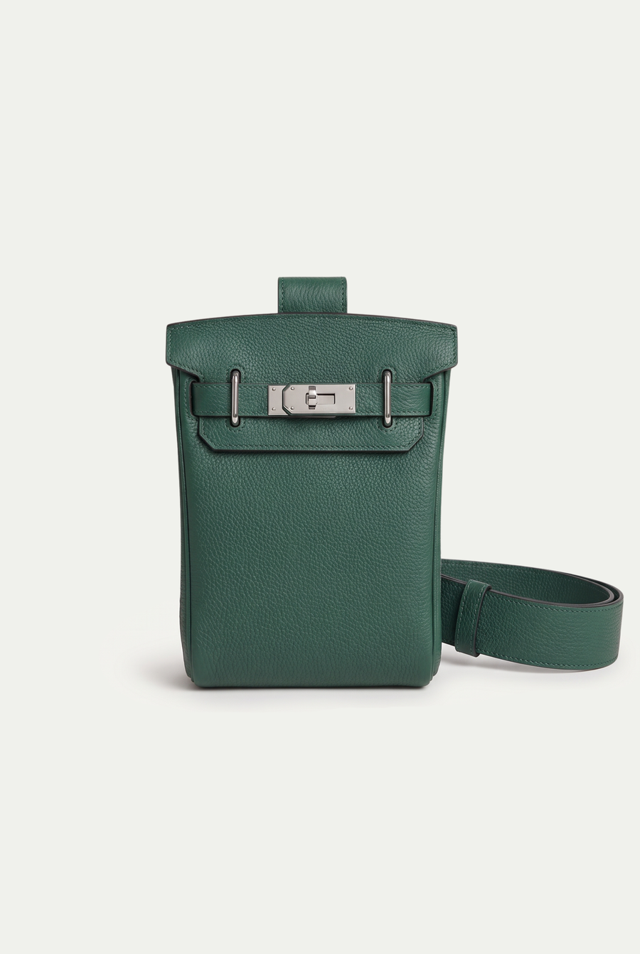 Ziamore Leather Crossbody Emerald