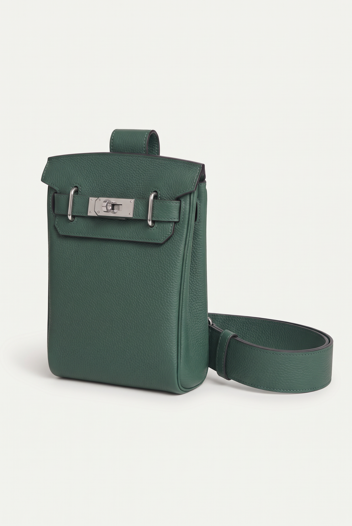 Ziamore Leather Crossbody Emerald