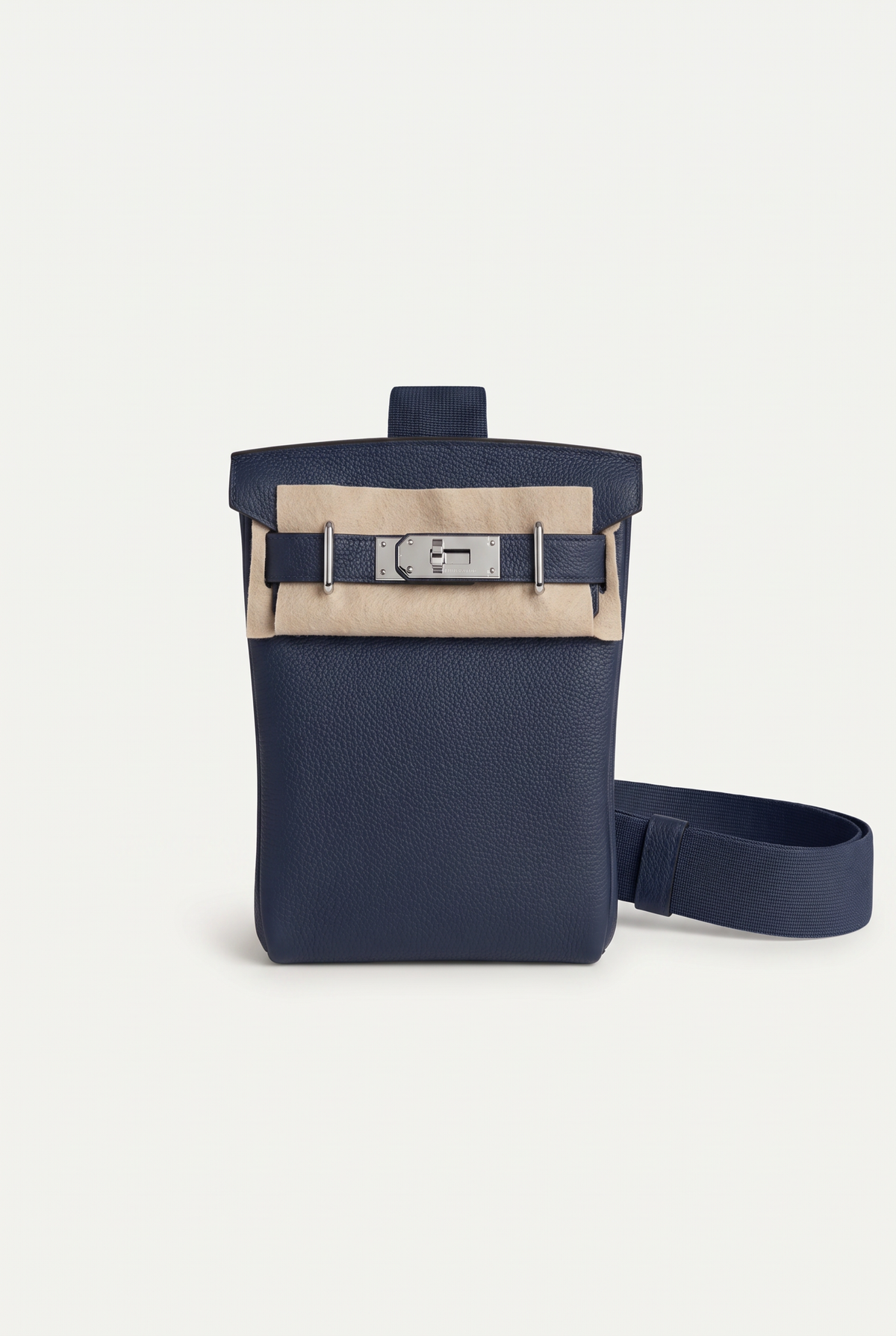 Ziamore Leather Crossbody Navy
