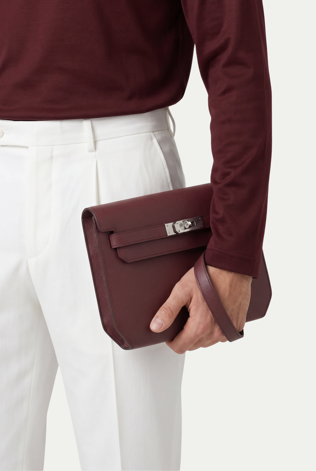 Ziamore Leather Pouch Burgundy