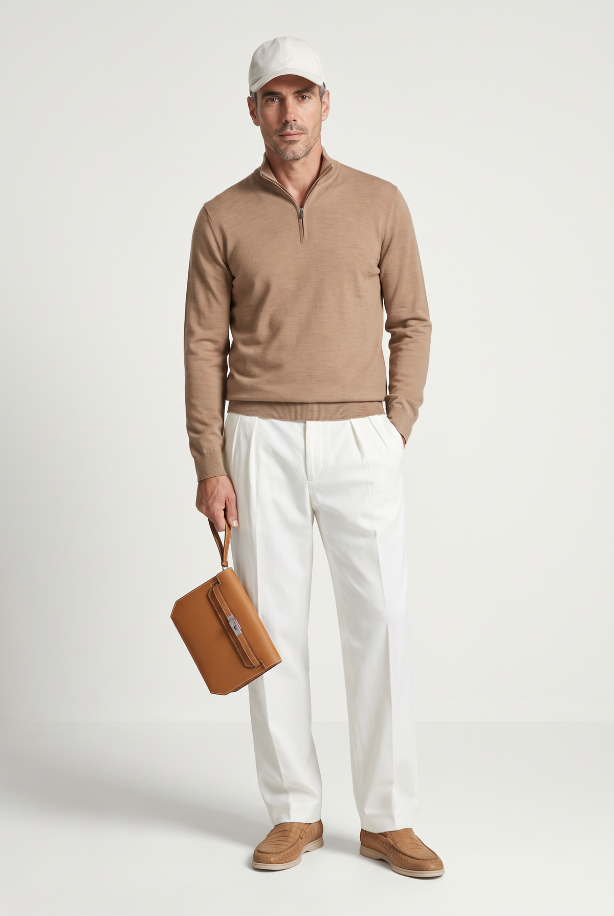 Ziamore Leather Pouch Gold