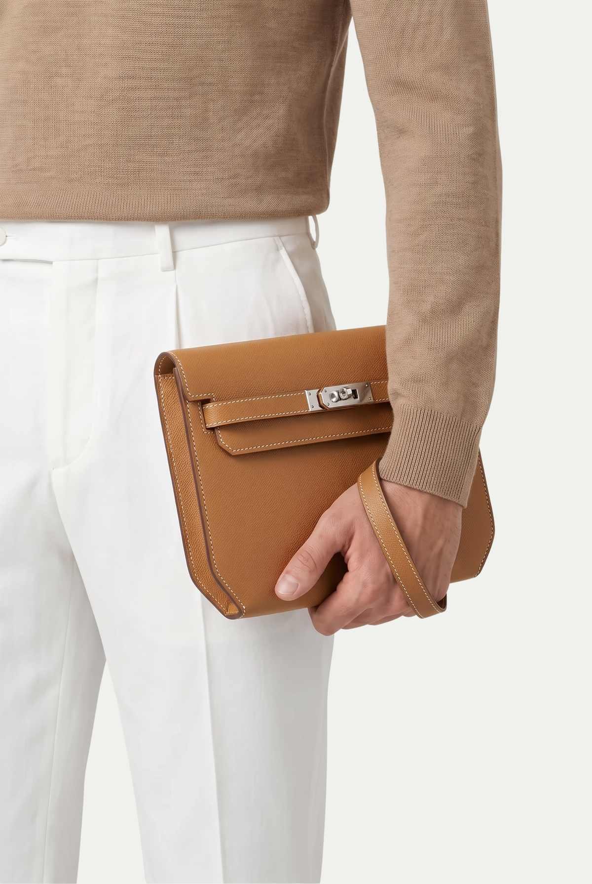Ziamore Leather Pouch Gold