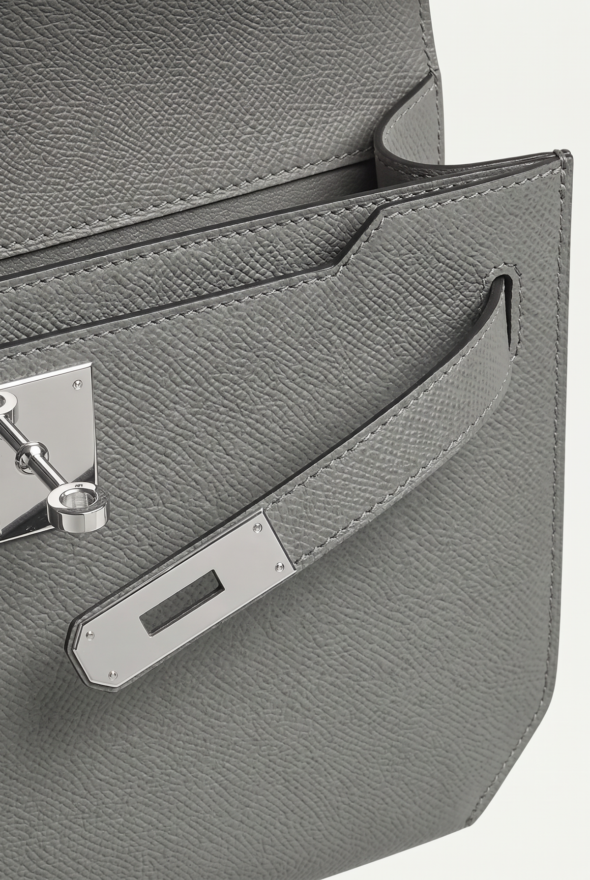 Ziamore Leather Pouch Grey