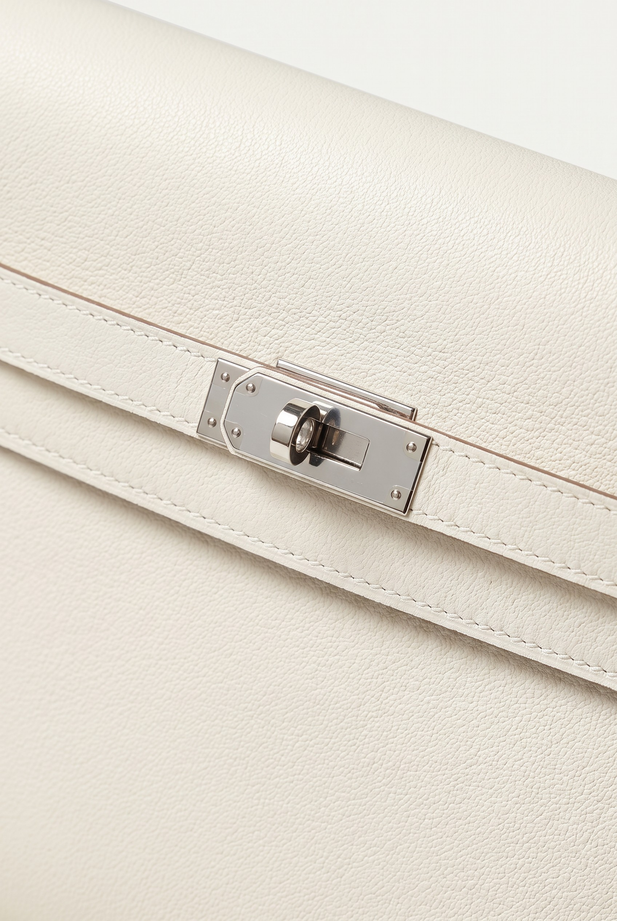 Ziamore Leather Pouch Ivory