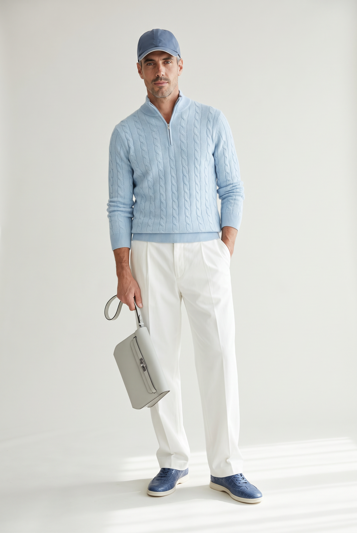 Ziamore Leather Pouch Pearl