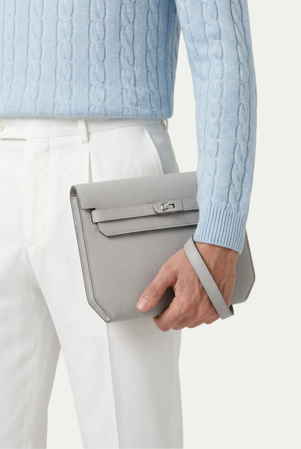 Ziamore Leather Pouch Pearl